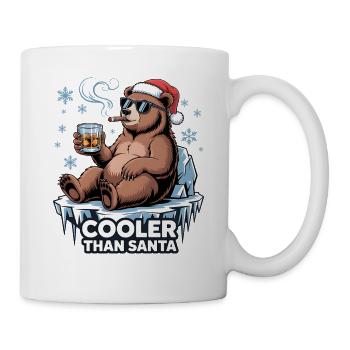 Père Noël drôle Noël avec dicton - Mug blanc - blanc - Droite