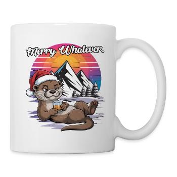 Père Noël drôle Noël avec dicton - Mug blanc - blanc - Droite