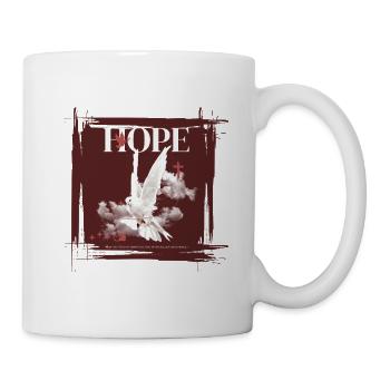 Hope - Römer 15:13 - Tasse - Weiß - Rechts