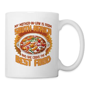 Südafrikanische Schwiegermutter Südafrika - Tasse - Weiß - Rechts