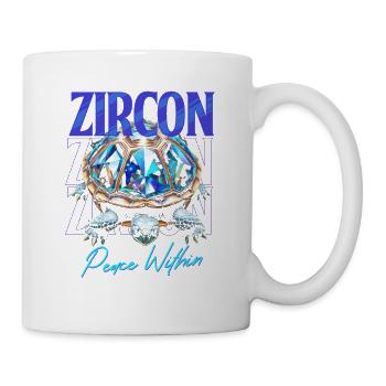 Birthstone Zircon December - Mug - white - Right