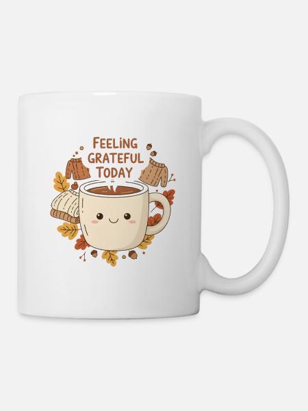 Dankbare Latte Tasse - Tasse - Weiß