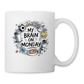 Chaotic sketch - Mug - white - Right