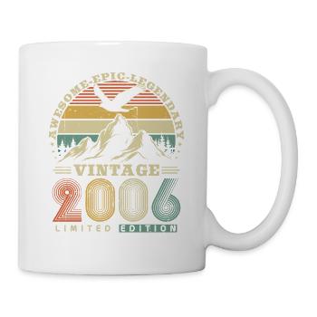 2006 Vintage Vintage Birthday Retro Gift - Mug - white - Right