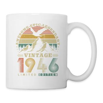 1946 Vintage Vintage Birthday Retro Gift - Mug - white - Right