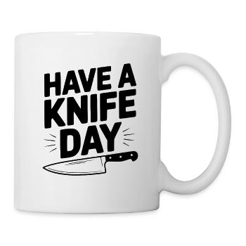 Journée Have a Knife - Mug blanc - blanc - Droite