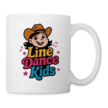 Line Dance Kids Cowboy Style - Mug - white - Right