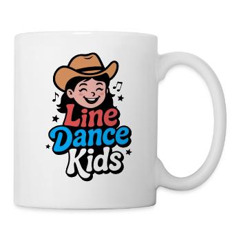 Danse en ligne Enfants Cowboy Hut Fille - Mug blanc - blanc - Droite