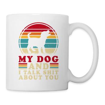 Chiens Amoureux des chiens Propriétaires de chiens - Mug blanc - blanc - Droite