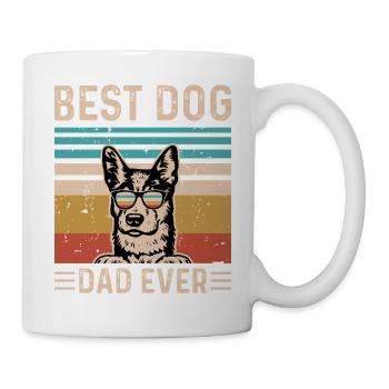 Meilleur cadeau de papa de chien Dog Lover - Mug blanc - blanc - Droite