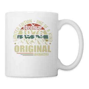 Décembre 1976 Décembre Anniversaire Décembre 1976 - Mug blanc - blanc - Droite