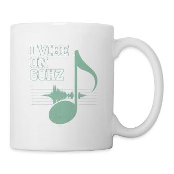 I Vibe sur l’humour d’un électricien 60 Hz - Mug blanc - blanc - Droite