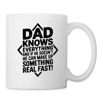 Funny Dad Quote Father Humor - Mug - white - Right