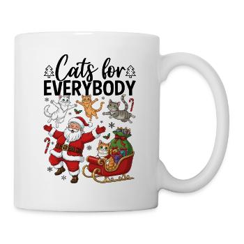 Cats For Everybody - Tasse - Weiß - Rechts