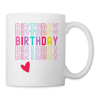 Birthday Girl Birthday Girl Gift Heart - Mug - white - Right