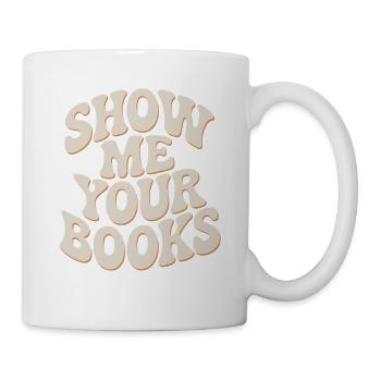 Montrez-moi vos livres Leseratte Buch Lesen Bücher - Mug blanc - blanc - Droite