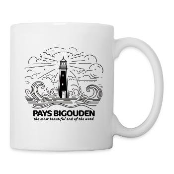 Cadeau Pays Bigouden Coiffe Bretonne Souvenir - Mug blanc - blanc - Droite