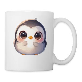 Pinguine Pinguin - Tasse - Weiß - Rechts