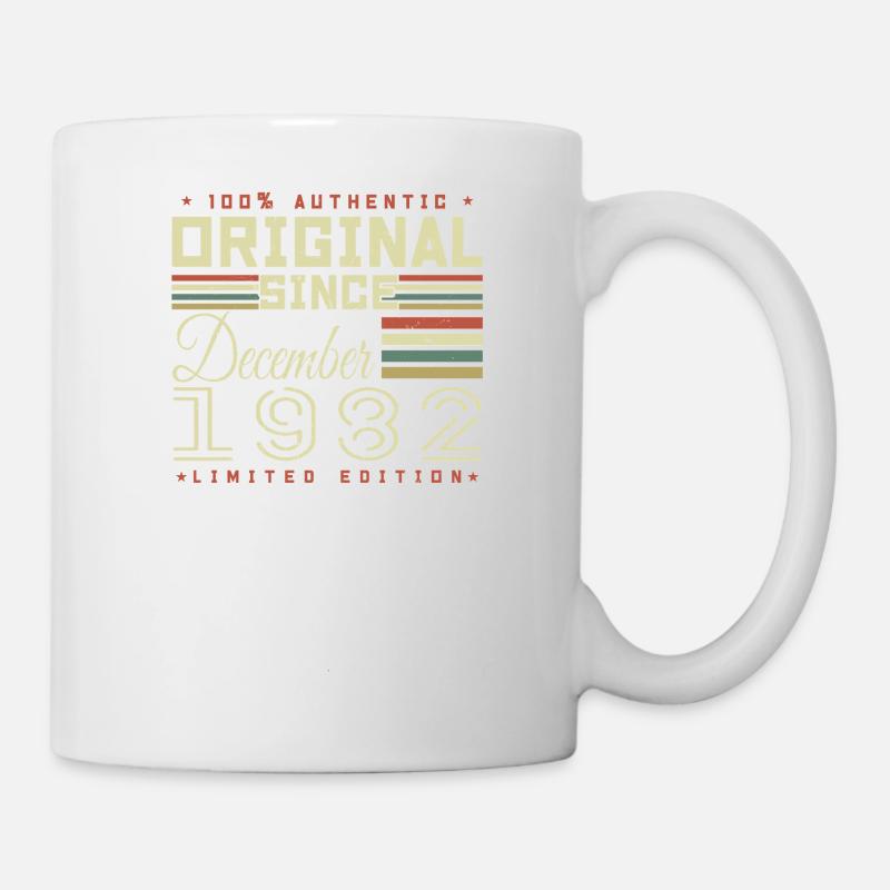 Les légendes sont nées en décembre 1982 - Mug blanc - blanc