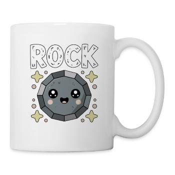 Scissors Stone Paper Kawaii Skirt - Mug - white - Right