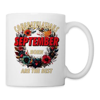 CONGRATULATIONS SEPTEMBER - Mug - white - Right