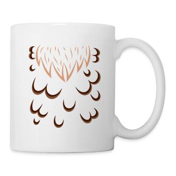 Drôle de ventre de dinde Costume Thanksgiving hilarant - Mug blanc - blanc - Droite