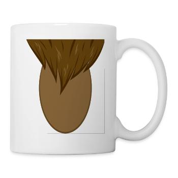 Löwe Bauch Kostüm Lazy Halloween Tierkostüm - Tasse - Weiß - Rechts
