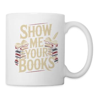 Montrez-moi vos livres Leseratte Buch Lesen Bücher - Mug blanc - blanc - Droite