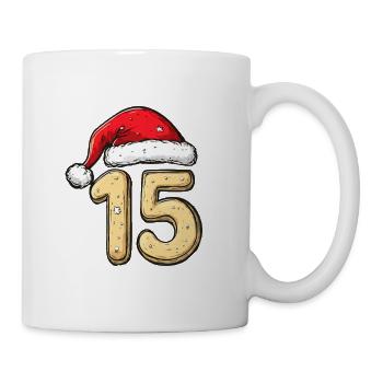 15 Number Biscuit Christmas - Mug - white - Right