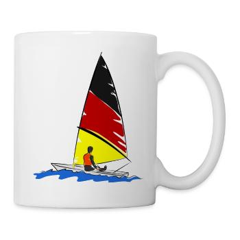 Segelboot - Tasse - Weiß - Rechts