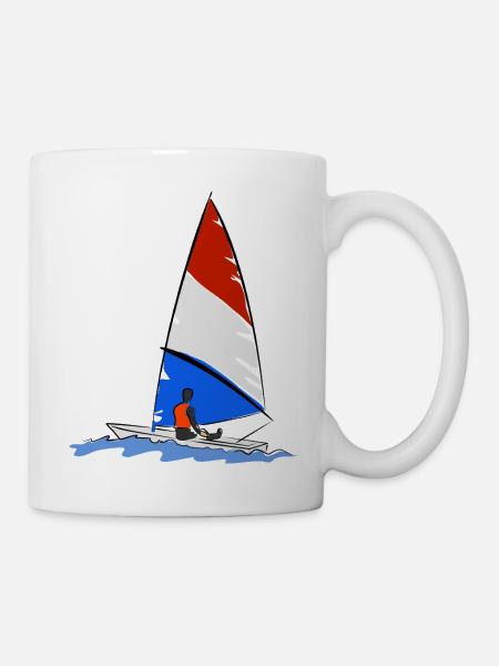 Segelboot - Tasse - Weiß