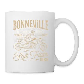 Bonneville Salt Flats Motorcycle Birthday 1968 - Mug - white - Right