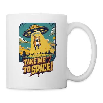 Cat UFO All-Adventure - Mug - white - Right