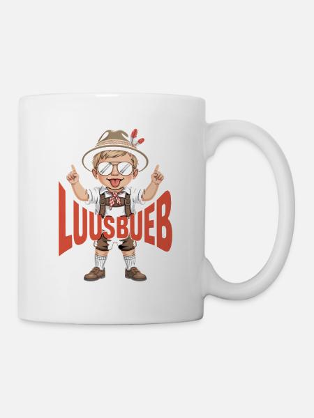 Luusbueb - Tasse - Weiß