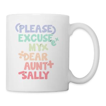 Dicton mathématique amusant Professeur de mathématiques - Mug blanc - blanc - Droite