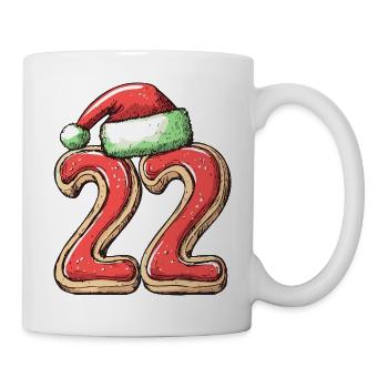 22 Number Cookie Christmas - Mug - white - Right