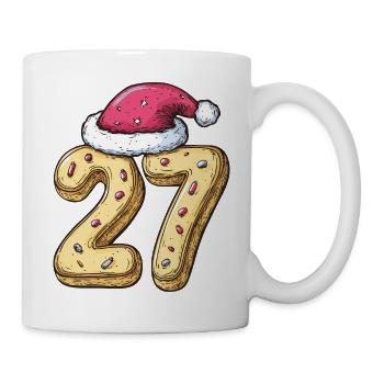 27 Number Cookie Christmas - Mug - white - Right