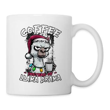 Coffee instead of drama | Office Humor | Colleague Gift - Mug - white - Right