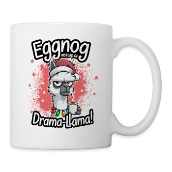 Liqueur instead of drama | Office Humor | Colleague Gift - Mug - white - Right