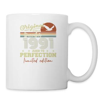 Les légendes sont nées en décembre 1991 - Mug blanc - blanc - Droite