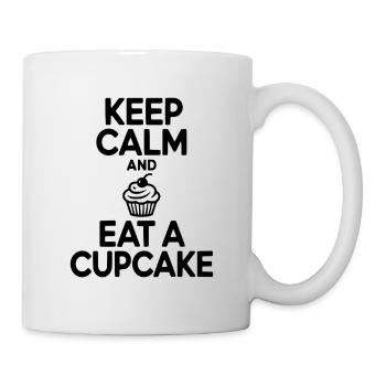 Keep Calm and Eat a Cupcake - Mug - white - Right