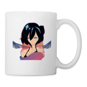 Sad Waifu Anime Girl Kawaii Otaku Anime Waifu - Tasse - Weiß - Rechts