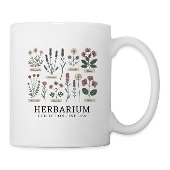 Collection de plantes vintage - Mug blanc - blanc - Droite