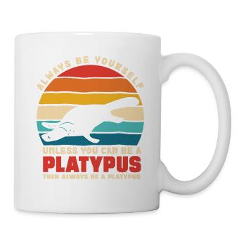 Motif Ornithorynque Selfhood - Mug blanc - blanc - Droite
