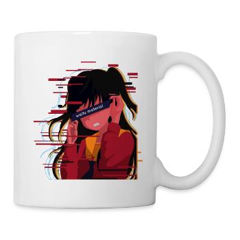 Waifu Anime Girl Shirt – Cute Kawaii Otaku Tee - Mug - white - Right