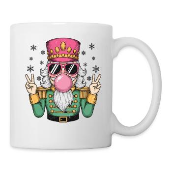 Casse-Noisette souffle du chewing-gum - Mug blanc - blanc - Droite