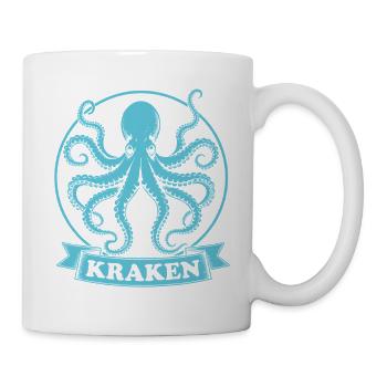 Kraken Krake Tintenfisch Octopus - Mug blanc - blanc - Droite