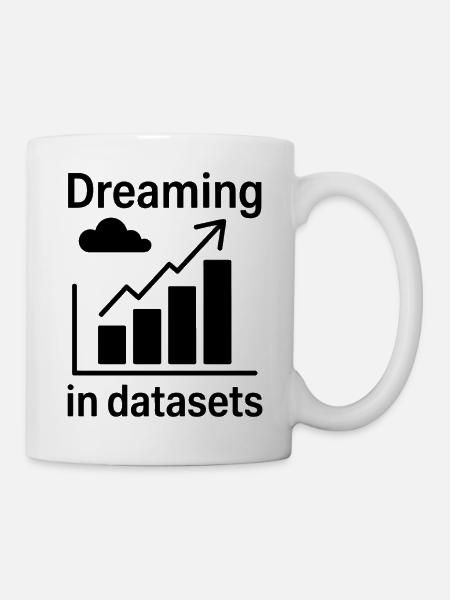 Datenanalyst Spruch Lustiges Datenanalyst Geschenk - Tasse - Weiß