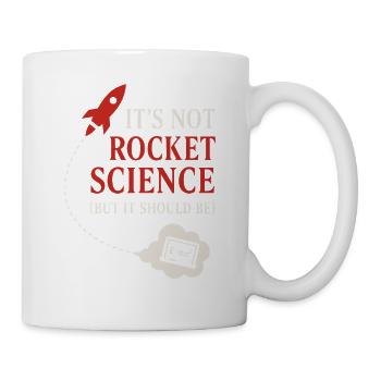 Spacecore Cosmic Humor Galaxy Universe Zitat - Tasse - Weiß - Rechts