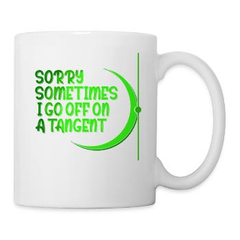 Dicton mathématique amusant Professeur de mathématiques - Mug blanc - blanc - Droite